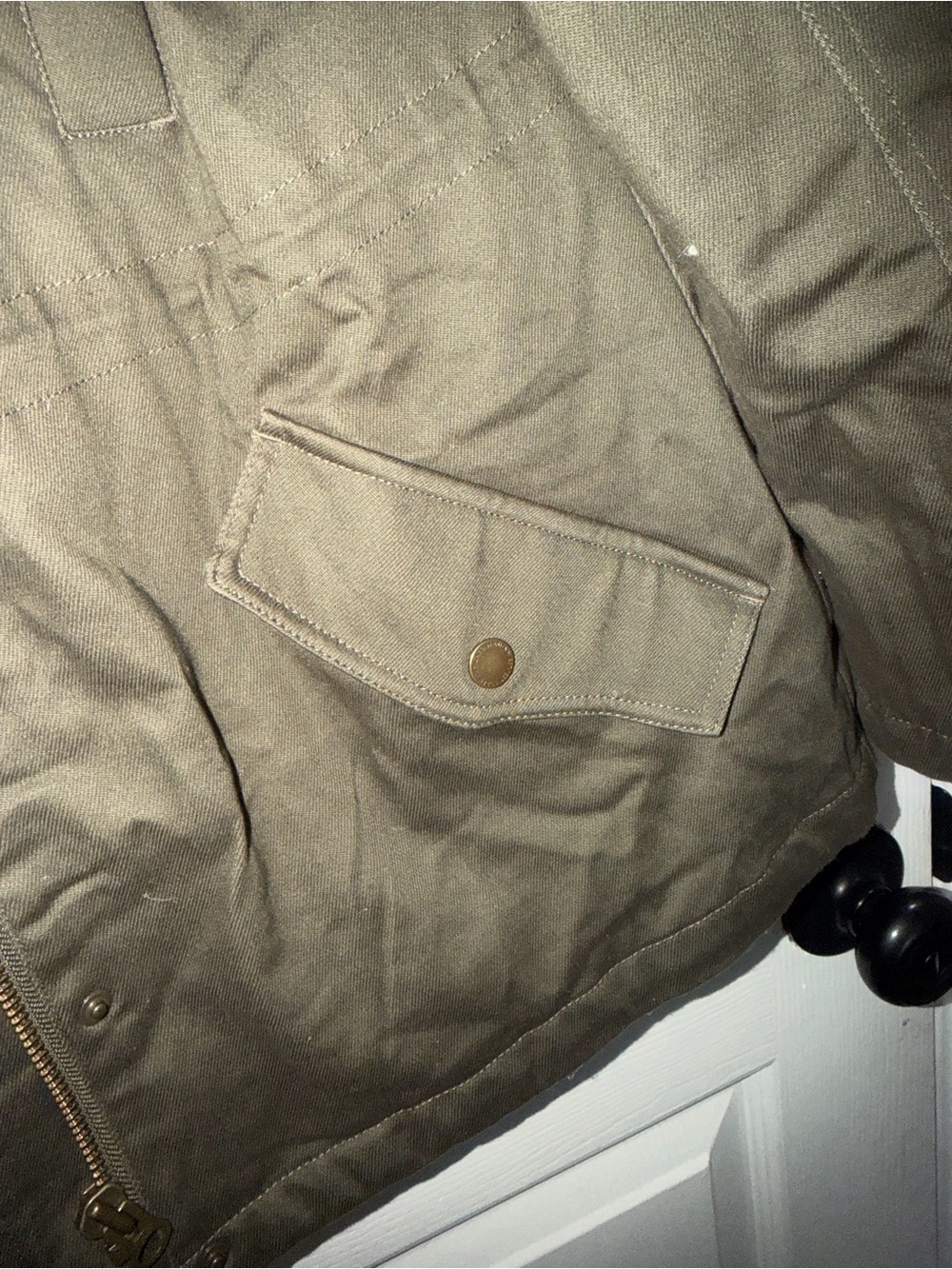 Boden Olive Green Military-Style Field Jacket - Picture 3 of 3